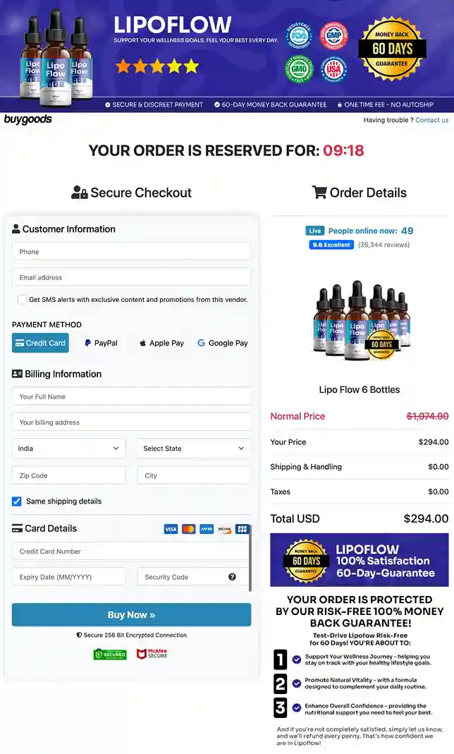Lipo Flow Secure  Payment